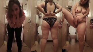 الشرموطه في الحمام بتكلم حبيبها وبيقولها يلا اقلعي عايزه اشوف جسمك وبتثبت التليفون  xnxx xxnxx مصري عالارض الحمام وبتلف طيازها وبتقلع وتفرجه عليها هي ولابسه الاندر الفتله الاسود من تحت