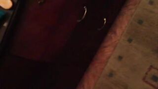 الراجل المتناك ماسك زوبره بيديه سكس عربي  وبيضرب بيه علي وش المتناكه بتاعته ال معاه وبيضربها علي خدها بيه وهي مغمضه عينيها وتكيفه وياه