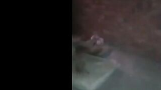 الواد واخد حبيبته في بيت مهجور وبينكها وهي عريانه وبيدخل عليهم صاحب  سكس مصري ه بيقفشه وبيقومه يكمل مكانه نيك ويدوقها