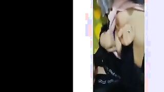 الواد المتناك واخد بنت خالته الصغيره في حضنه اوي وبيلعبل في صدرها بيدخل ايده فيهم  سكس مصري  وهما تحت البيجامه والبنت بتضحك وفرحانه