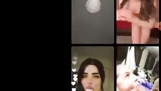 البنات الشراميط التلااته كل واحده فيهم ماسكه زوبر المتناك بتاعها وبتمص ف  سكس مصري يه اوي وترضع فيه وهما قالعين تحت رجليهم